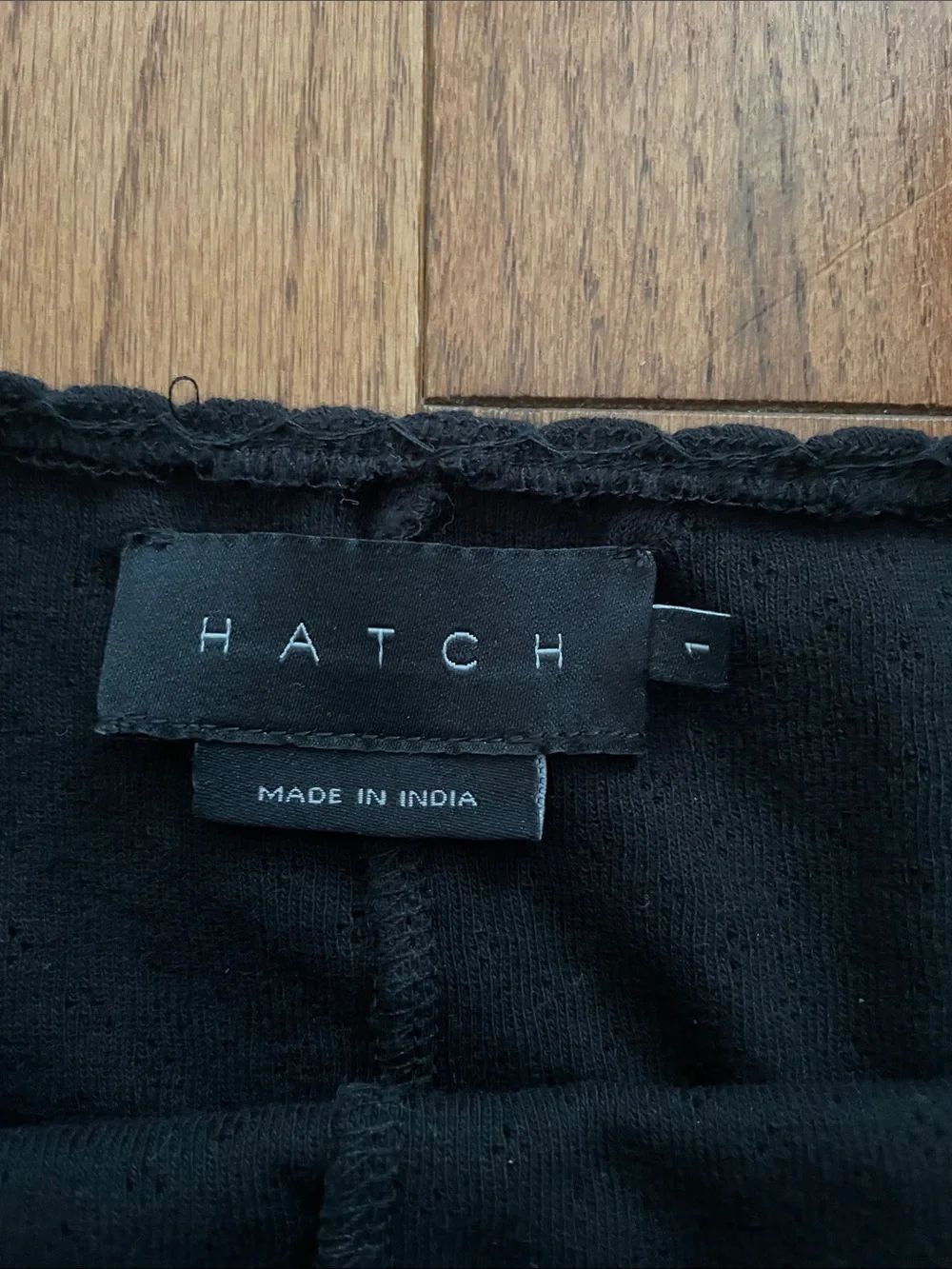 Hatch The 24/7 Black Nursing Wide Leg Maternity Jumpsuit Sz 1/Small - Picture 9 of 11